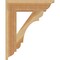 Ekena Millwork Olympic Traditional Rough Sawn Bracket, Western Red Cedar, 4"W x 18"D x 22"H BKT04X18X22OLY01RWR - alternate 4